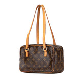 ルイ ヴィトン モノグラム シテMM ハンドバッグ ショルダーバッグ M51182 ブラウン PVC レザー レディース LOUIS VUITTON 【中古】